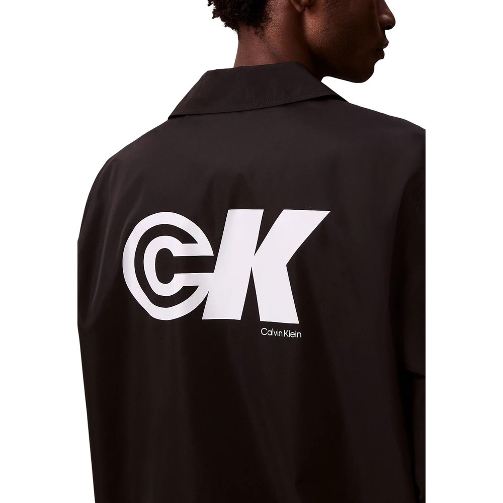 Calvin Klein Jeans Black Polyester Shell Jacket | Regal Royce