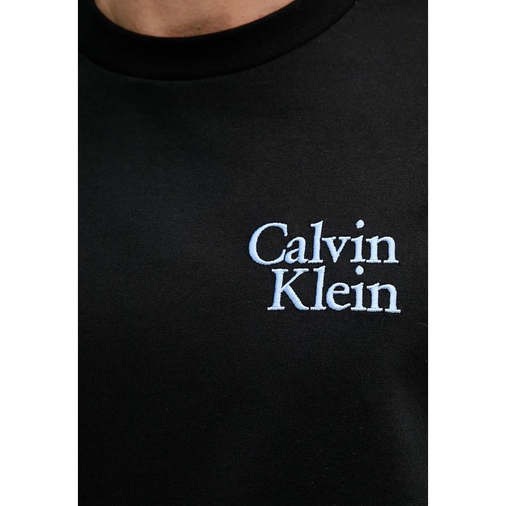 Calvin Klein Jeans Black Cotton T-Shirt | Regal Royce