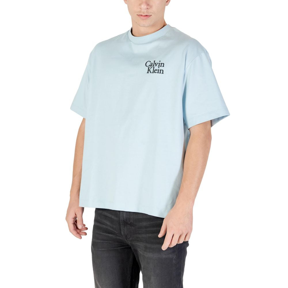 Calvin Klein Jeans Blue Cotton T-Shirt | Regal Royce