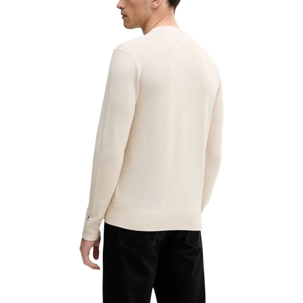 Tommy Hilfiger Beige Organic Cotton Sweatshirt | Regal Royce