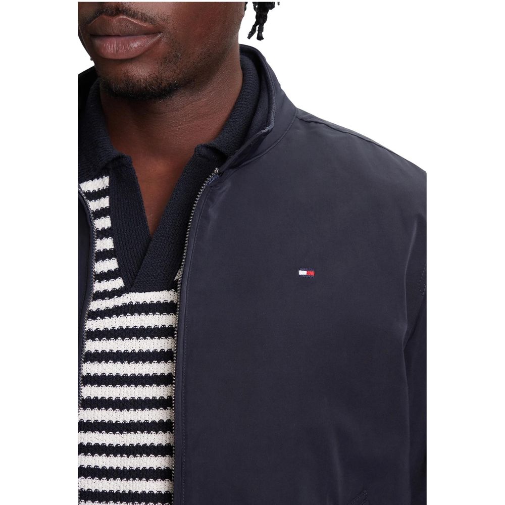 Tommy Hilfiger Blue Recycled Polyester Bomber | Regal Royce