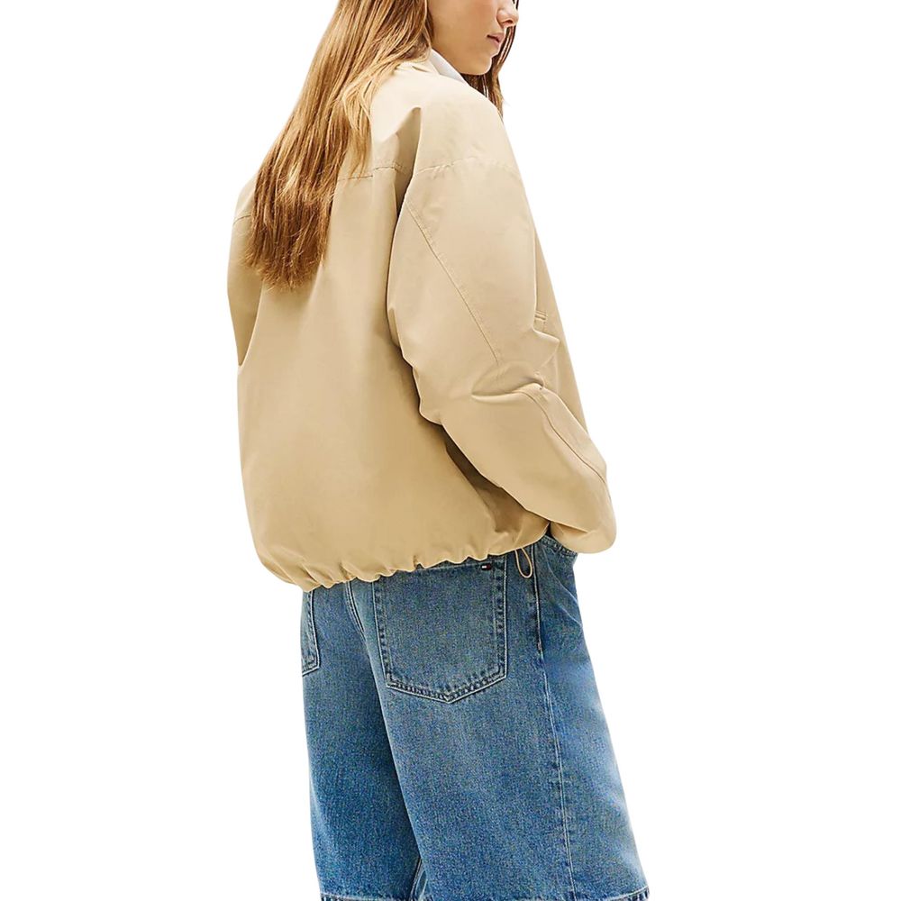 Tommy Hilfiger Beige Cotton Bomber | Regal Royce