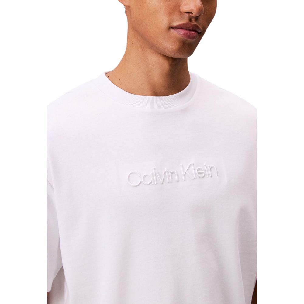 Calvin Klein White Cotton T-Shirt | Regal Royce