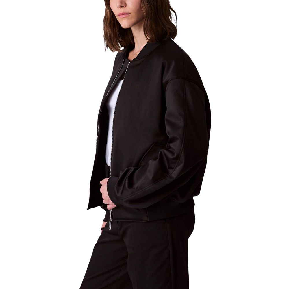 Calvin Klein Jeans Black Recycled Polyester Bomber | Regal Royce