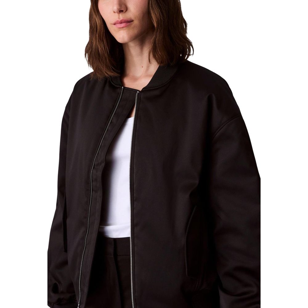 Calvin Klein Jeans Black Recycled Polyester Bomber | Regal Royce