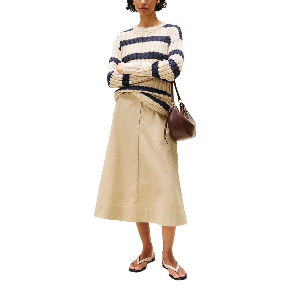 Tommy Hilfiger Beige Linen Sweatshirt | Regal Royce
