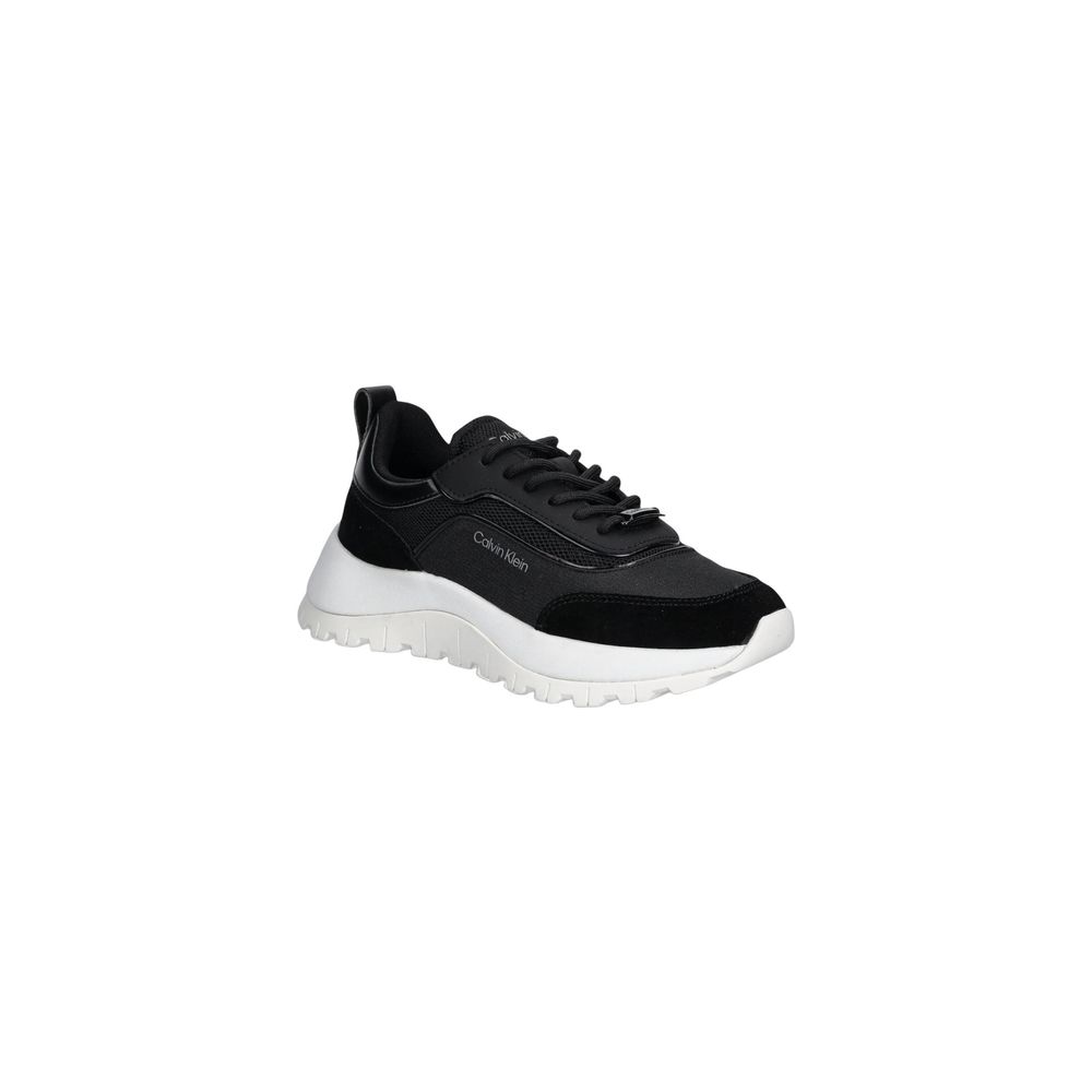 Calvin Klein Black Leather Athletic Sneakers | Regal Royce