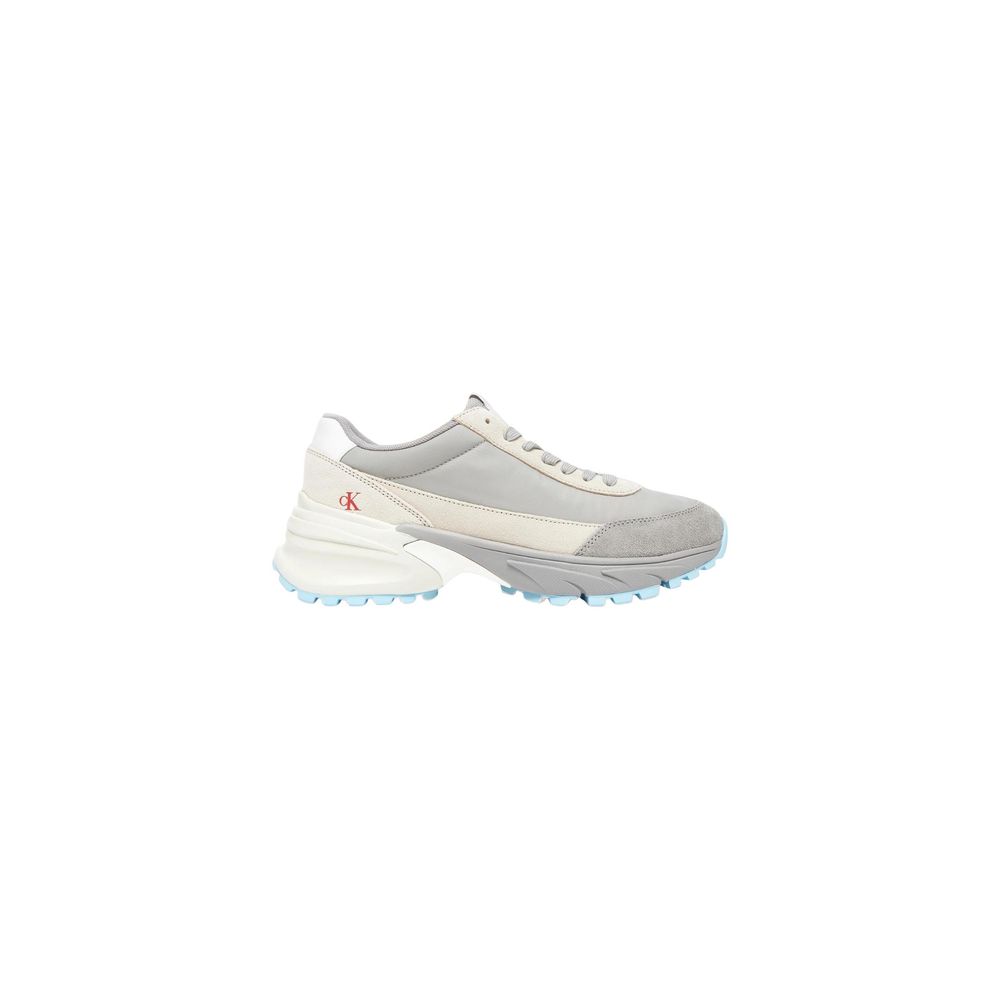 Calvin Klein Jeans Gray Suede Leather Athletic Sneakers | Regal Royce