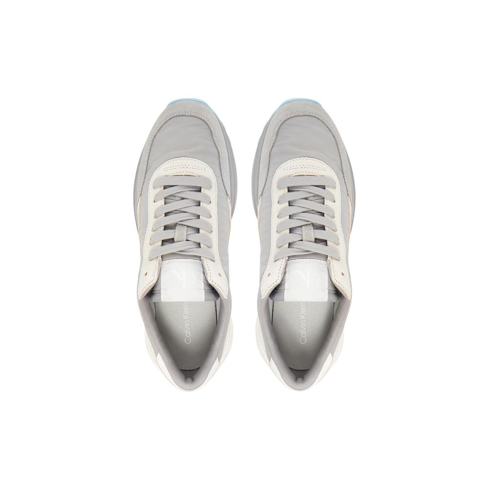 Calvin Klein Jeans Gray Suede Leather Athletic Sneakers | Regal Royce