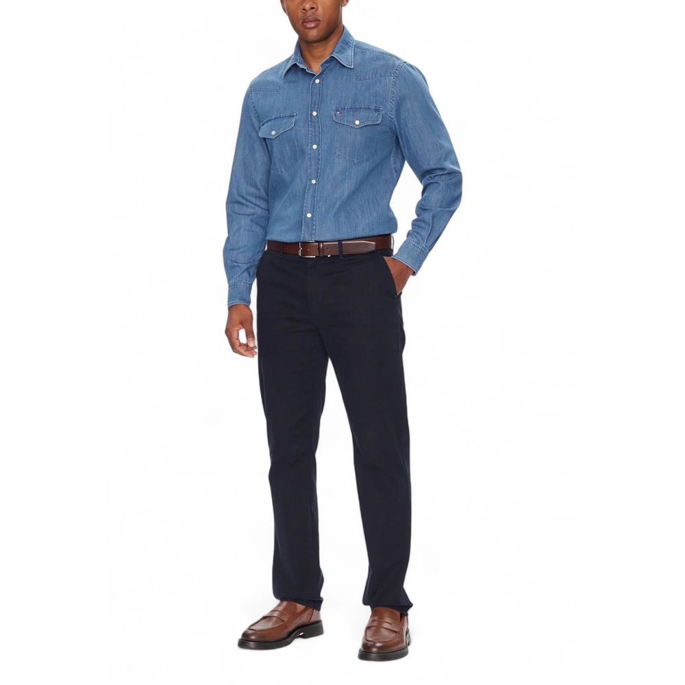 Tommy Hilfiger Light Blue Denim Shirt | Regal Royce