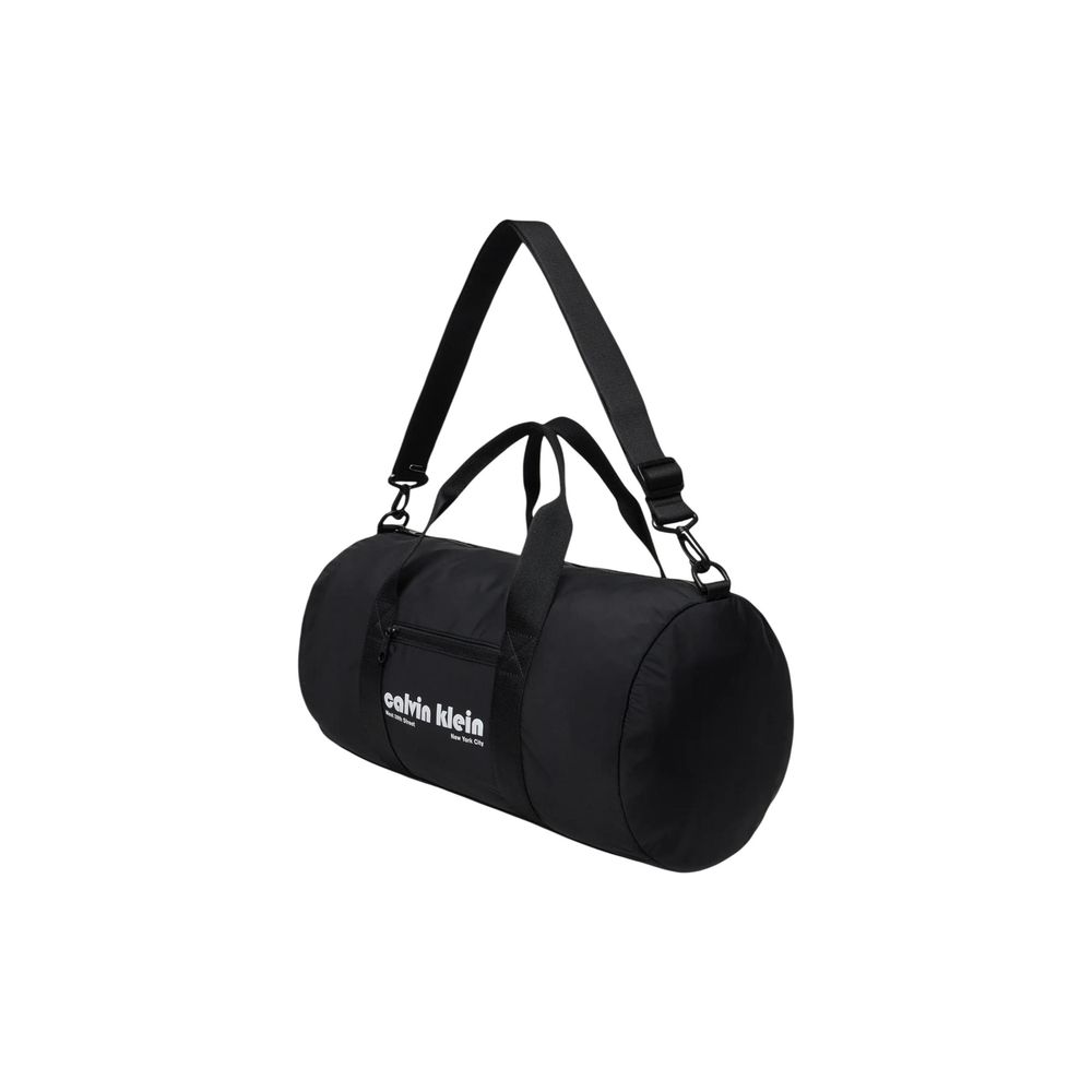 Calvin Klein Black Recycled Polyester Duffel Bag | Regal Royce
