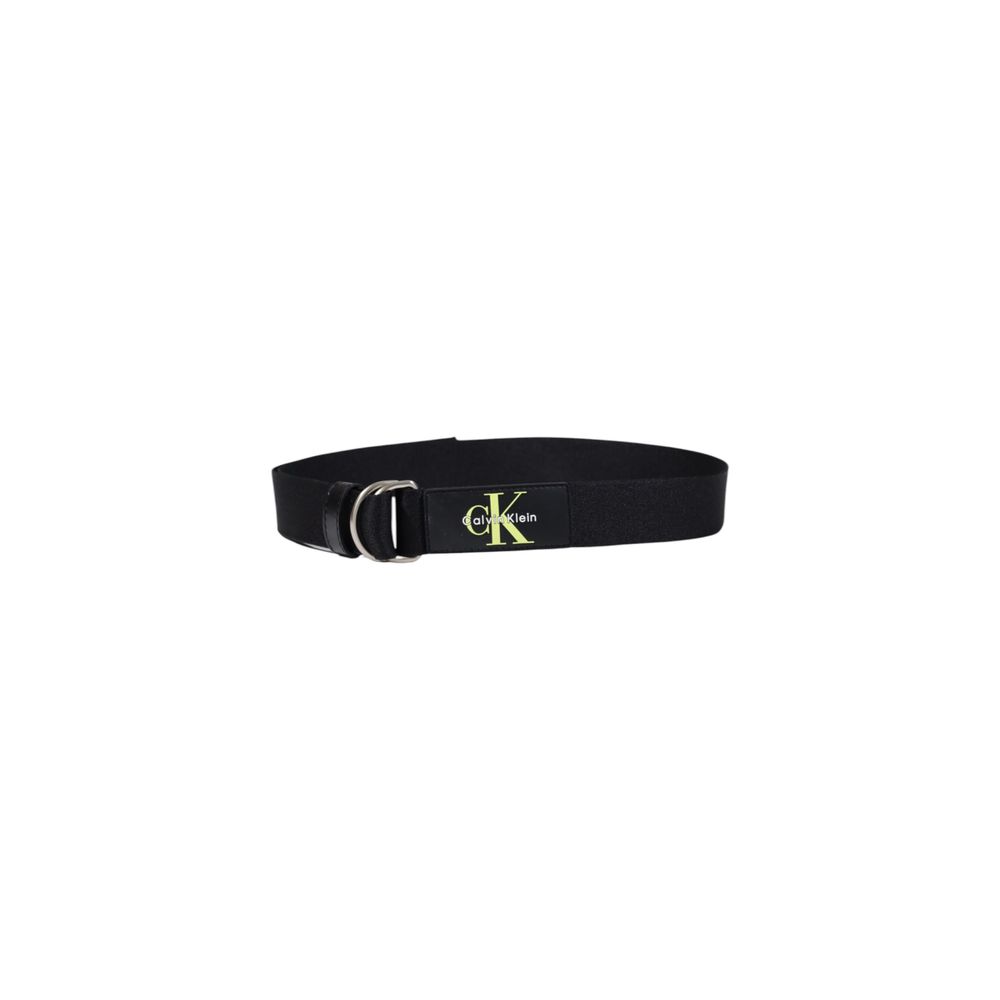 Calvin Klein Black Recycled Polyester Belt | Regal Royce