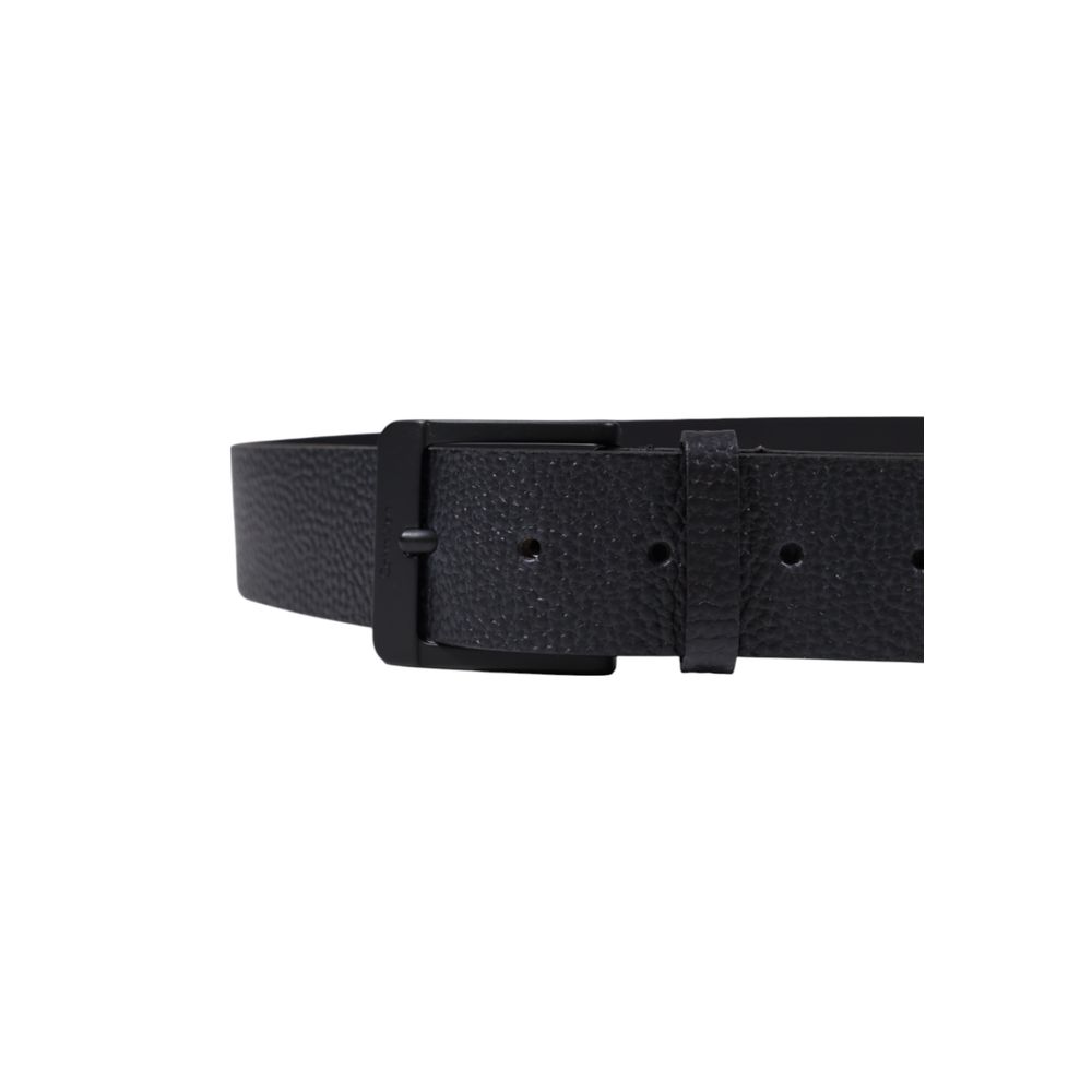 Calvin Klein Black Leather Regular Belt | Regal Royce