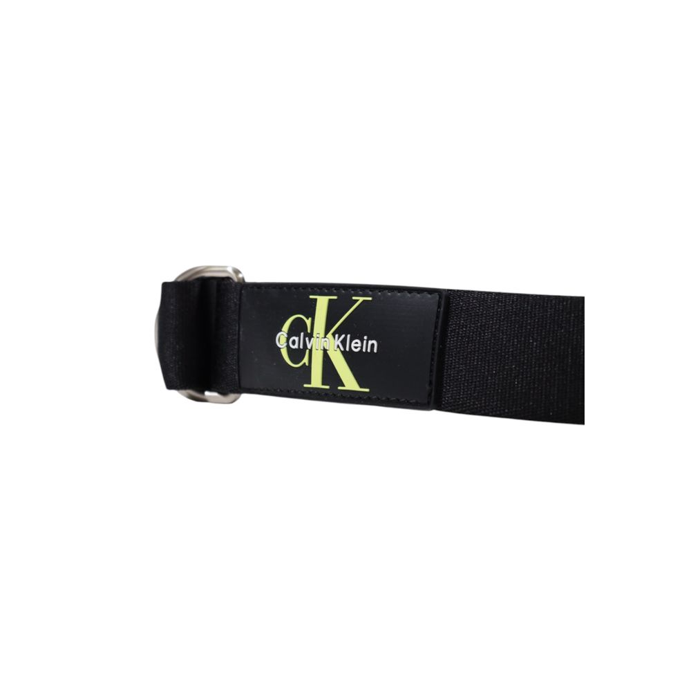 Calvin Klein Black Recycled Polyester Belt | Regal Royce