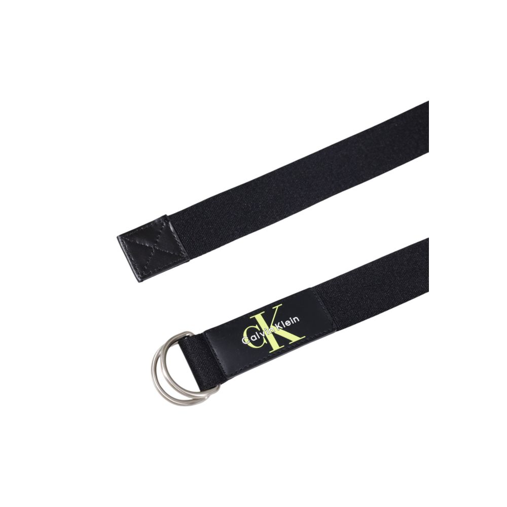 Calvin Klein Black Recycled Polyester Belt | Regal Royce