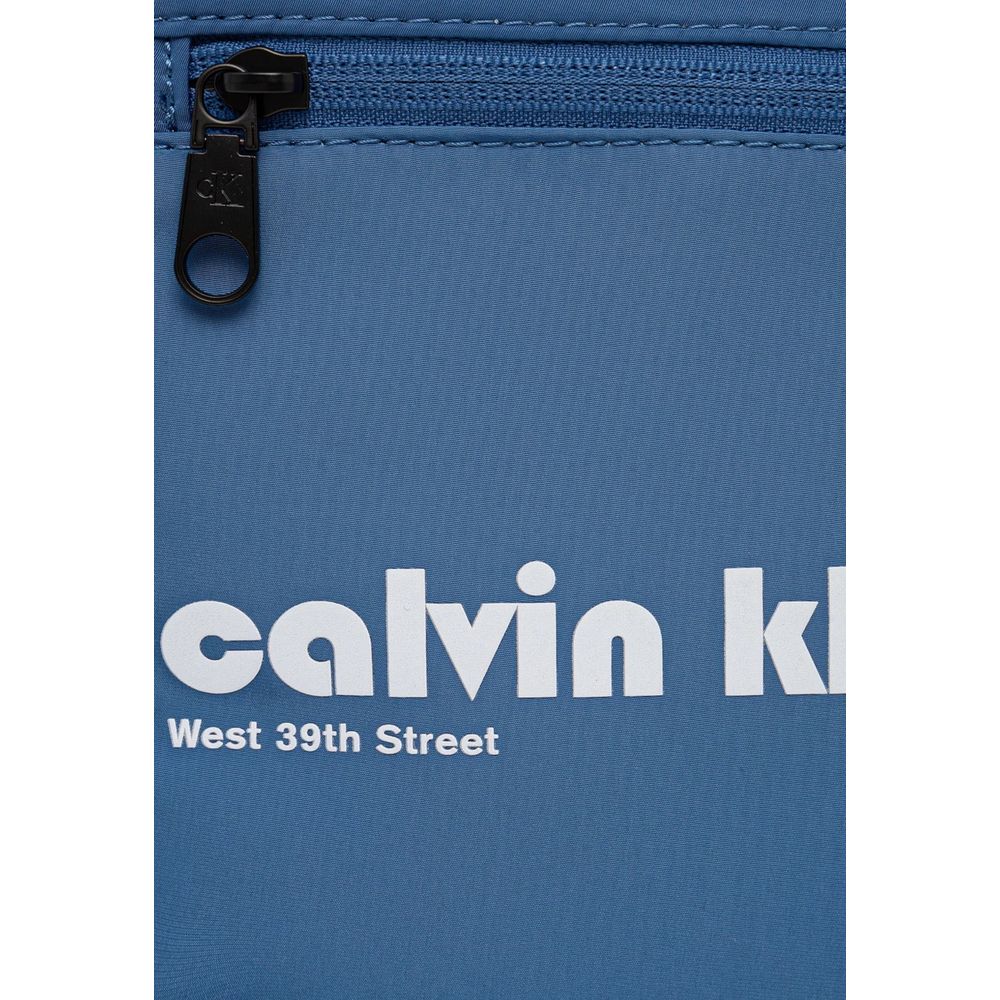 Calvin Klein Blue Recycled Polyester Crossbody Bag | Regal Royce