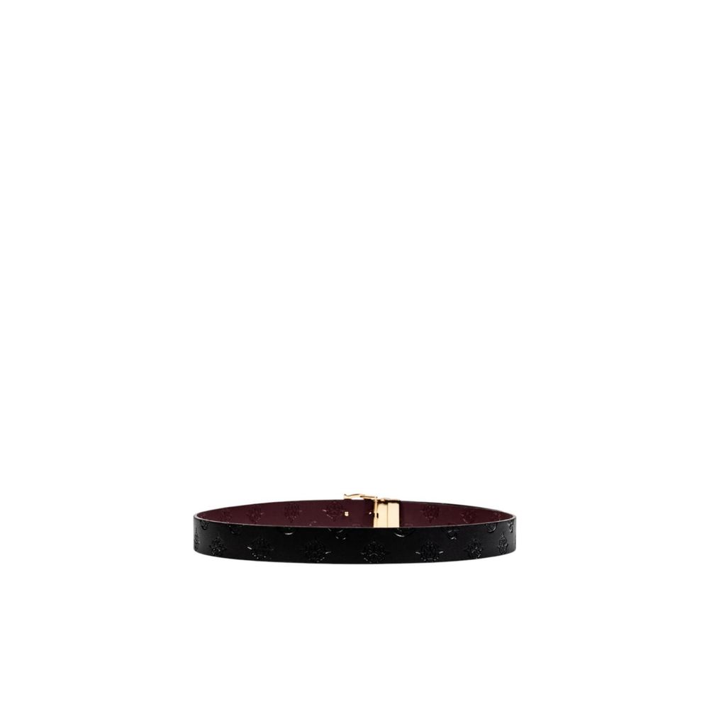 Guess Bordeaux Polyester Thin Belt | Regal Royce