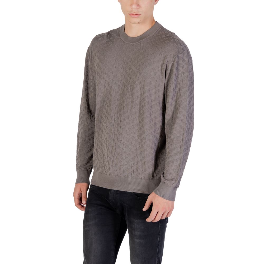 Armani Exchange Gray Polyamide Sweatshirt | Regal Royce