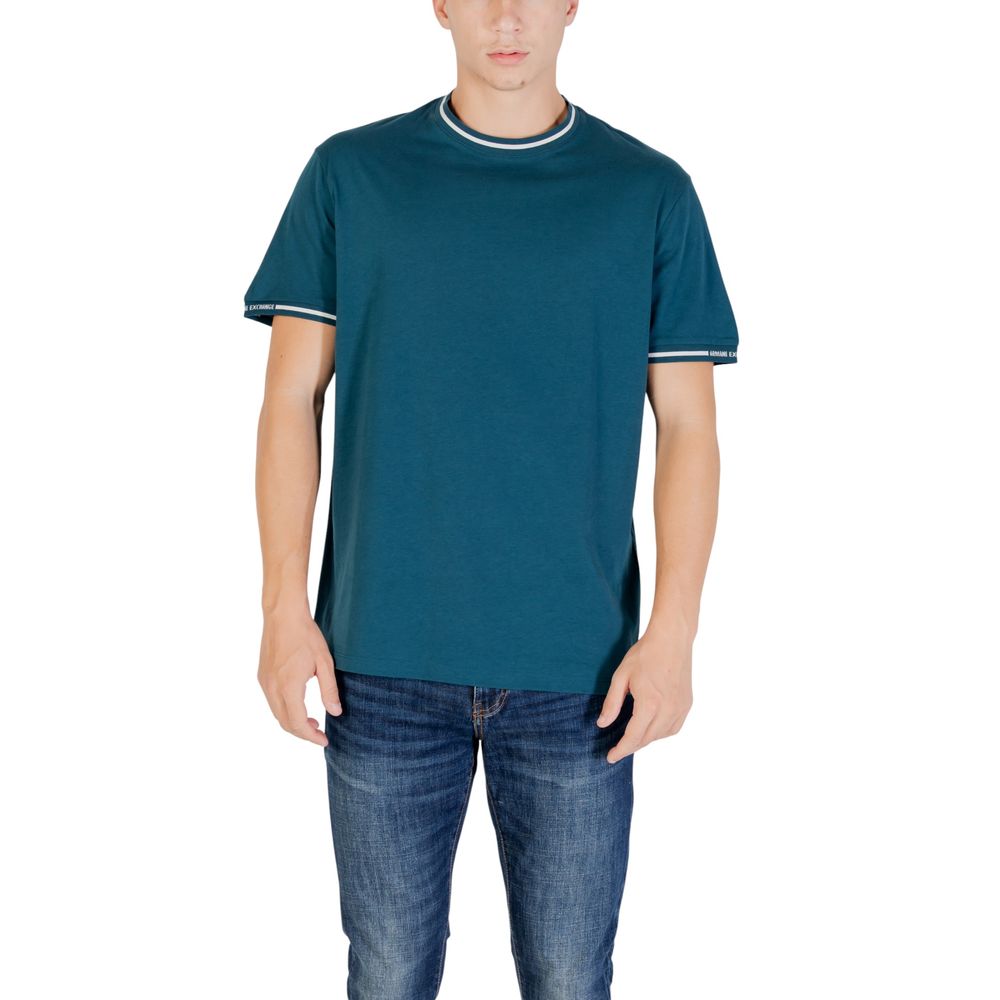Armani Exchange Black Cotton T-Shirt | Regal Royce
