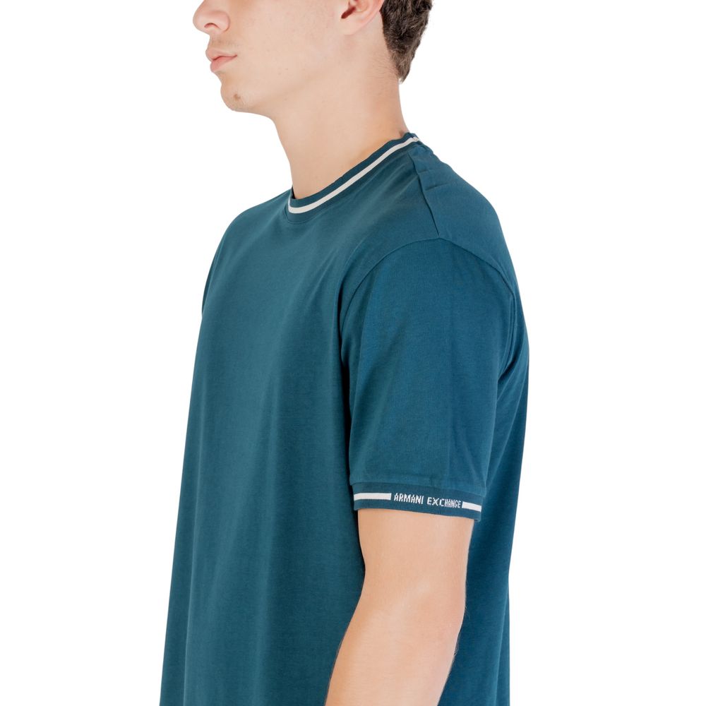 Armani Exchange Black Cotton T-Shirt | Regal Royce