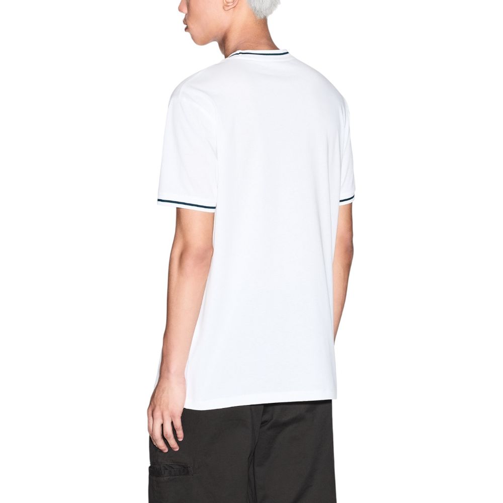 Armani Exchange White Cotton T-Shirt | Regal Royce