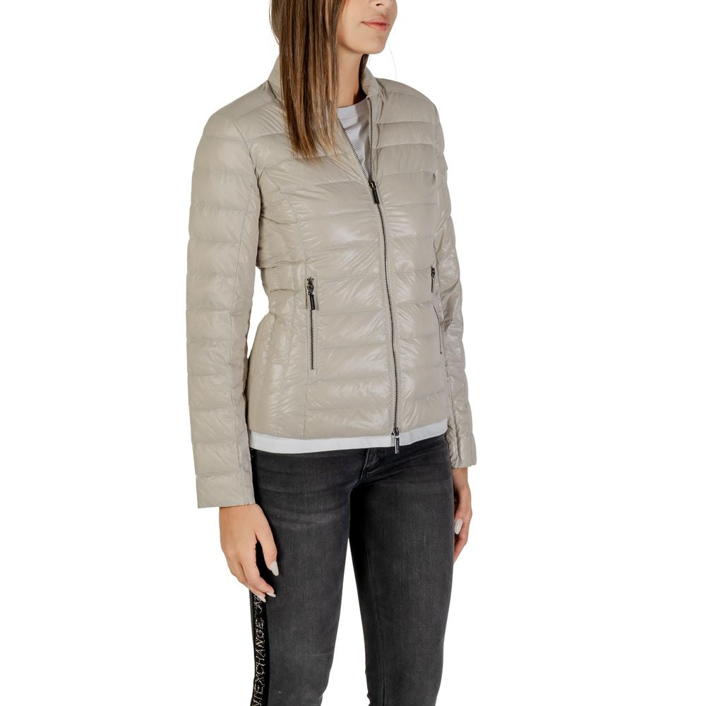Armani Exchange Beige Polyamide Coat | Regal Royce