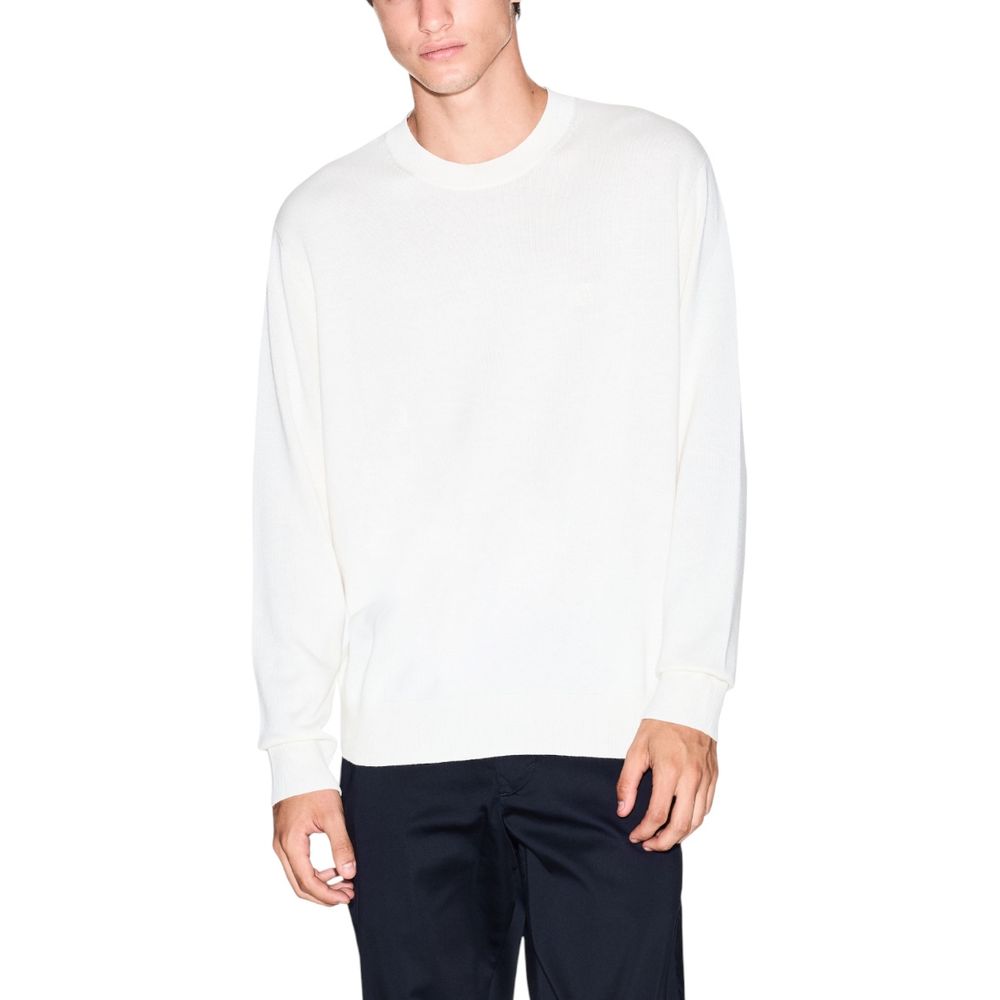 Armani Exchange Cream Viscose Sweatshirt | Regal Royce