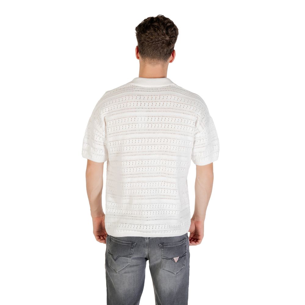 Only & Sons White Cotton Shortsleeve Shirt | Regal Royce
