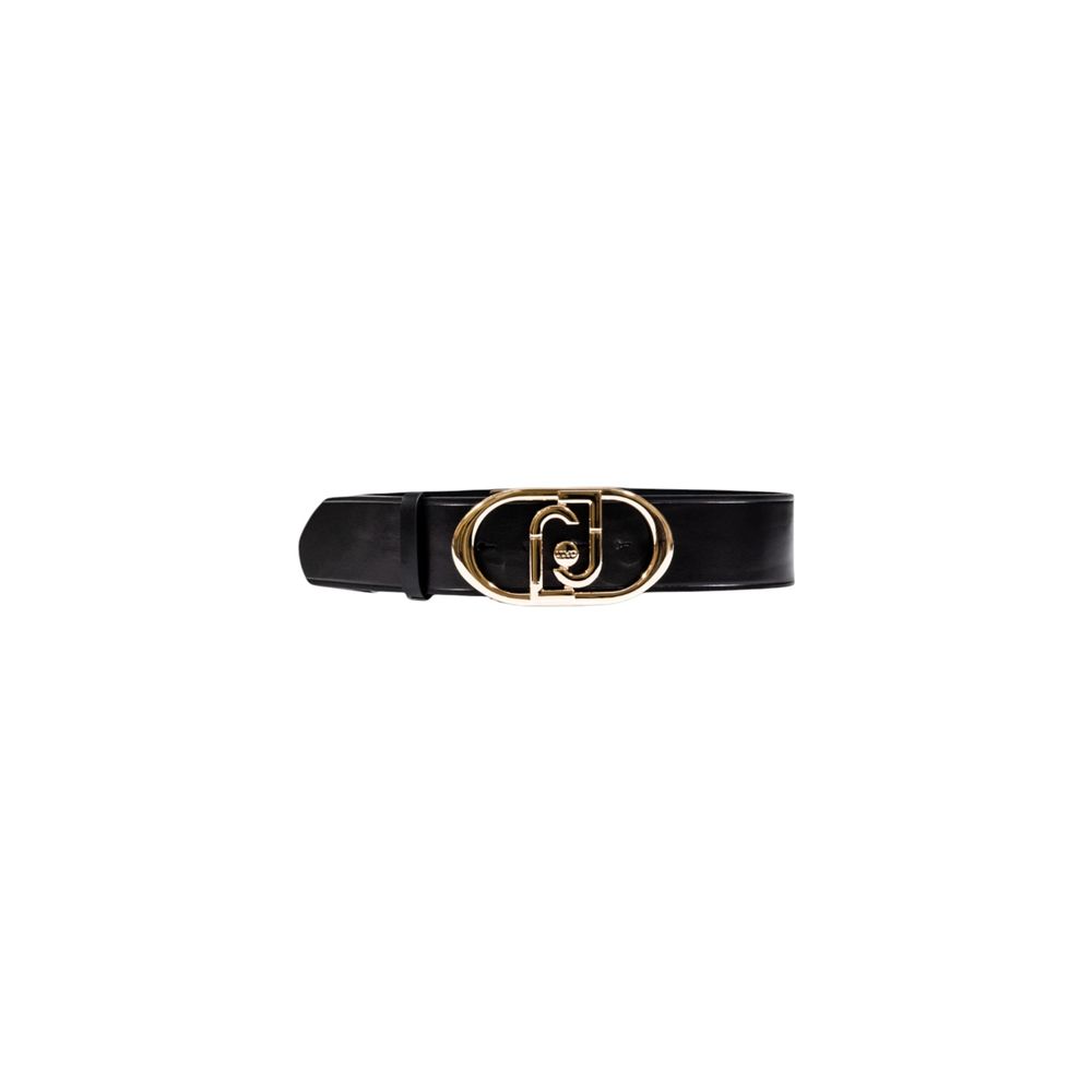 Liu Jo Black Leather Regular Belt | Regal Royce