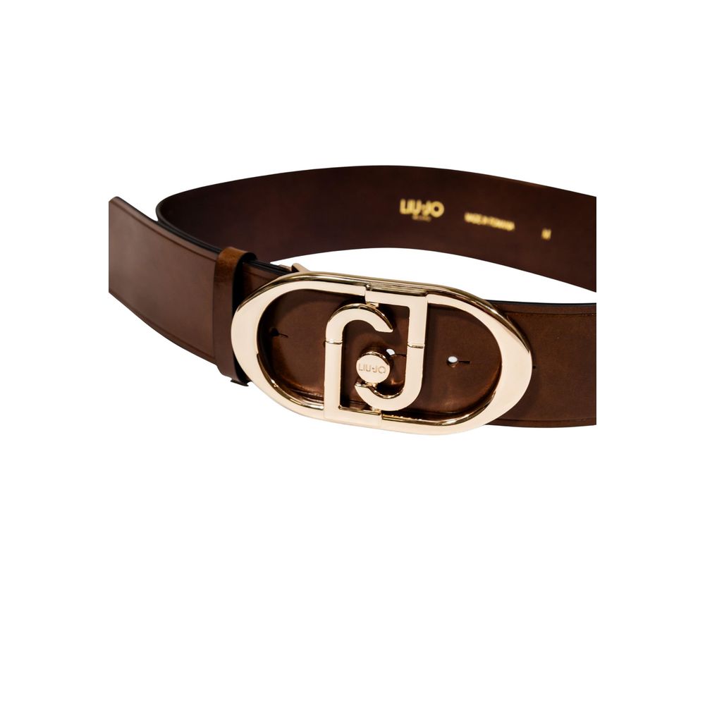 Liu Jo Brown Leather High-Waist Belt | Regal Royce