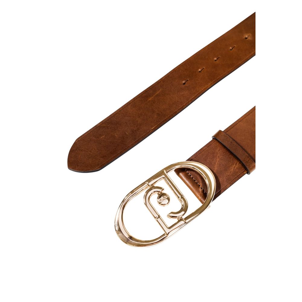 Liu Jo Brown Leather High-Waist Belt | Regal Royce
