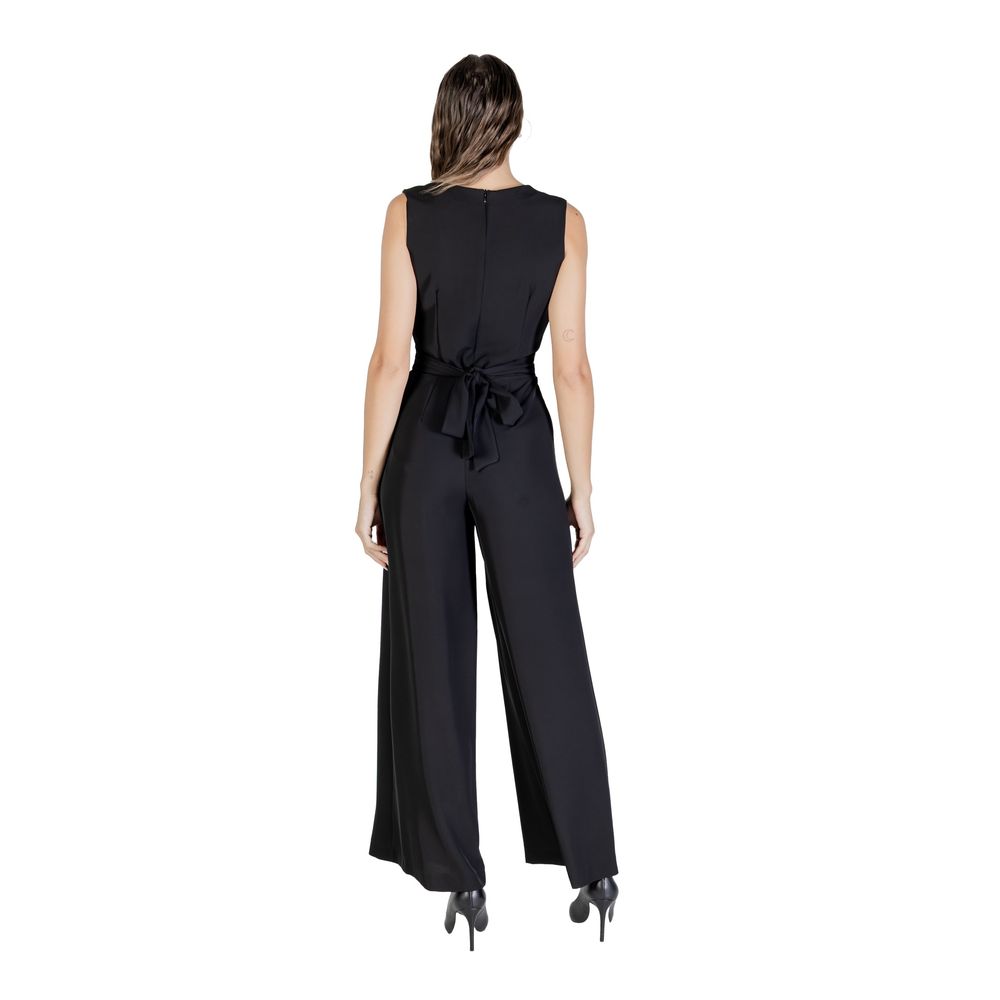 Rinascimento Black Polyester Jumpsuit | Regal Royce