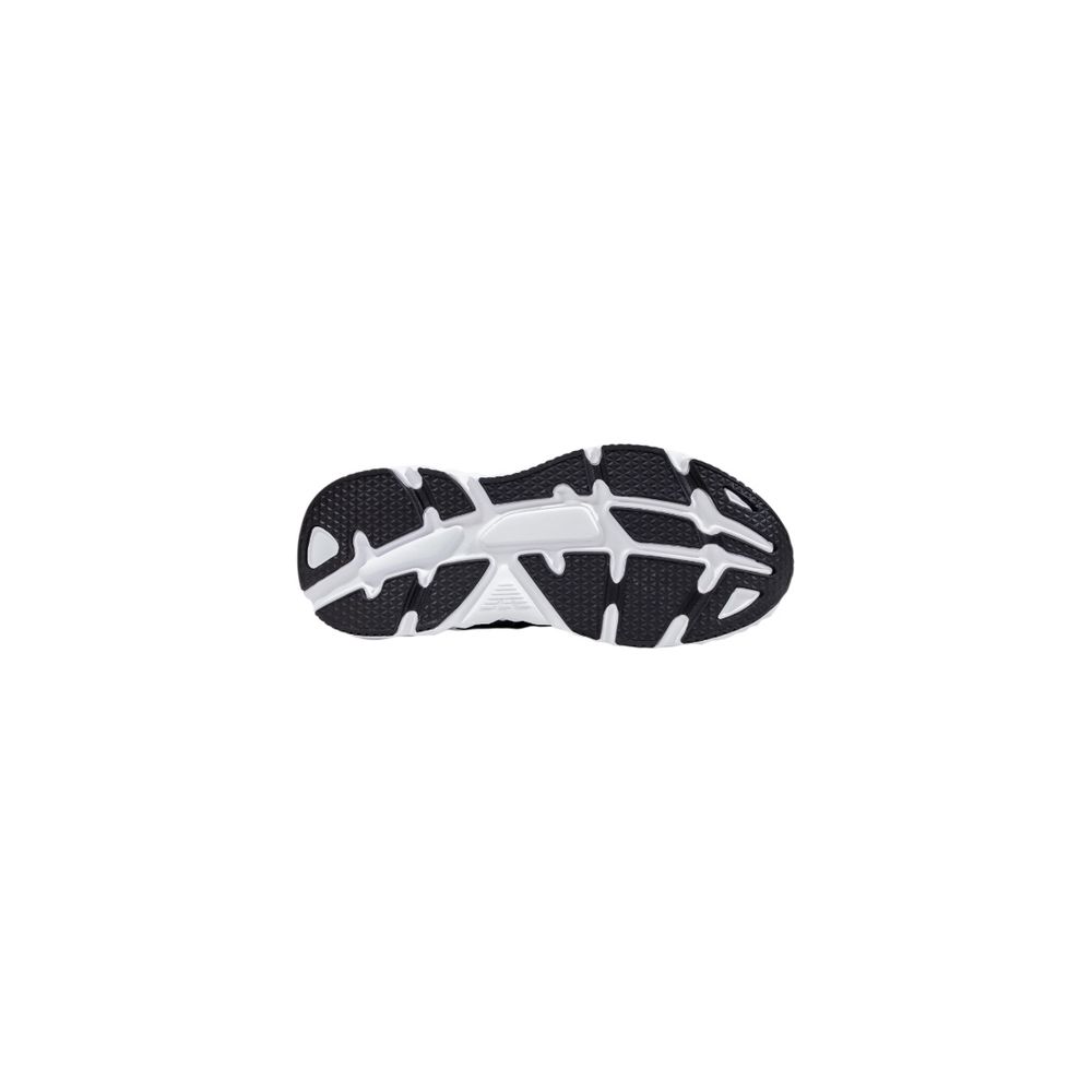 EA7 Emporio Armani Black And White Polyester Athletic Sneakers | Regal Royce