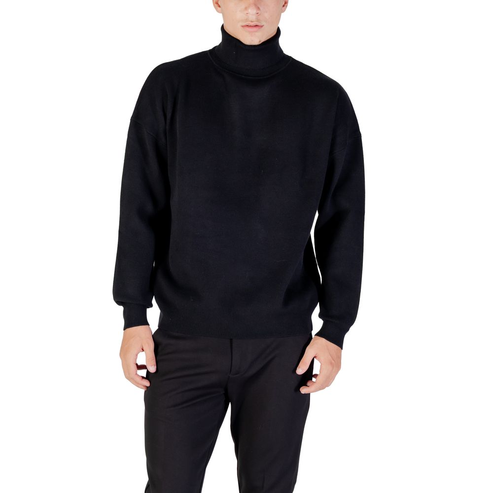 Antony Morato Black Viscose Sweatshirt | Regal Royce