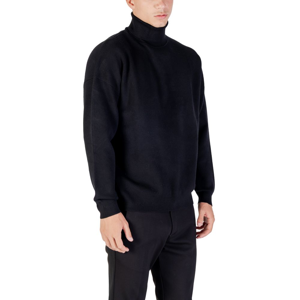 Antony Morato Black Viscose Sweatshirt | Regal Royce