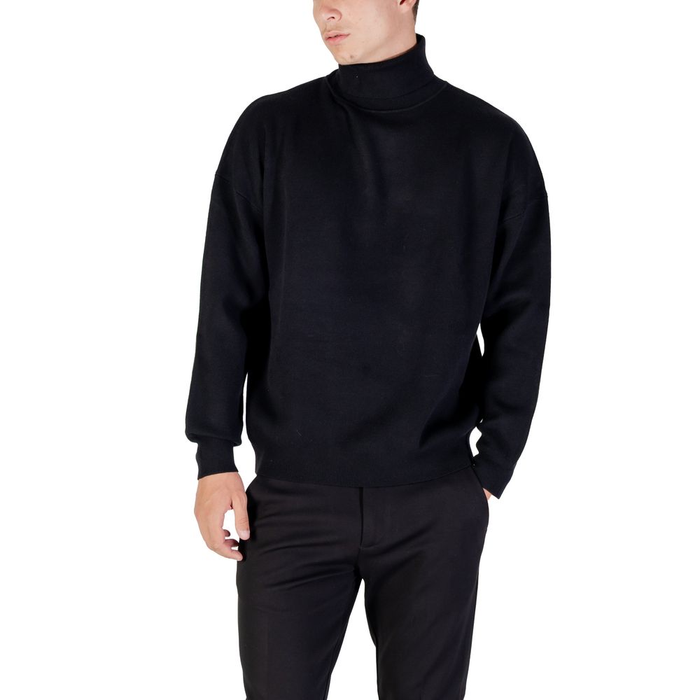 Antony Morato Black Viscose Sweatshirt | Regal Royce