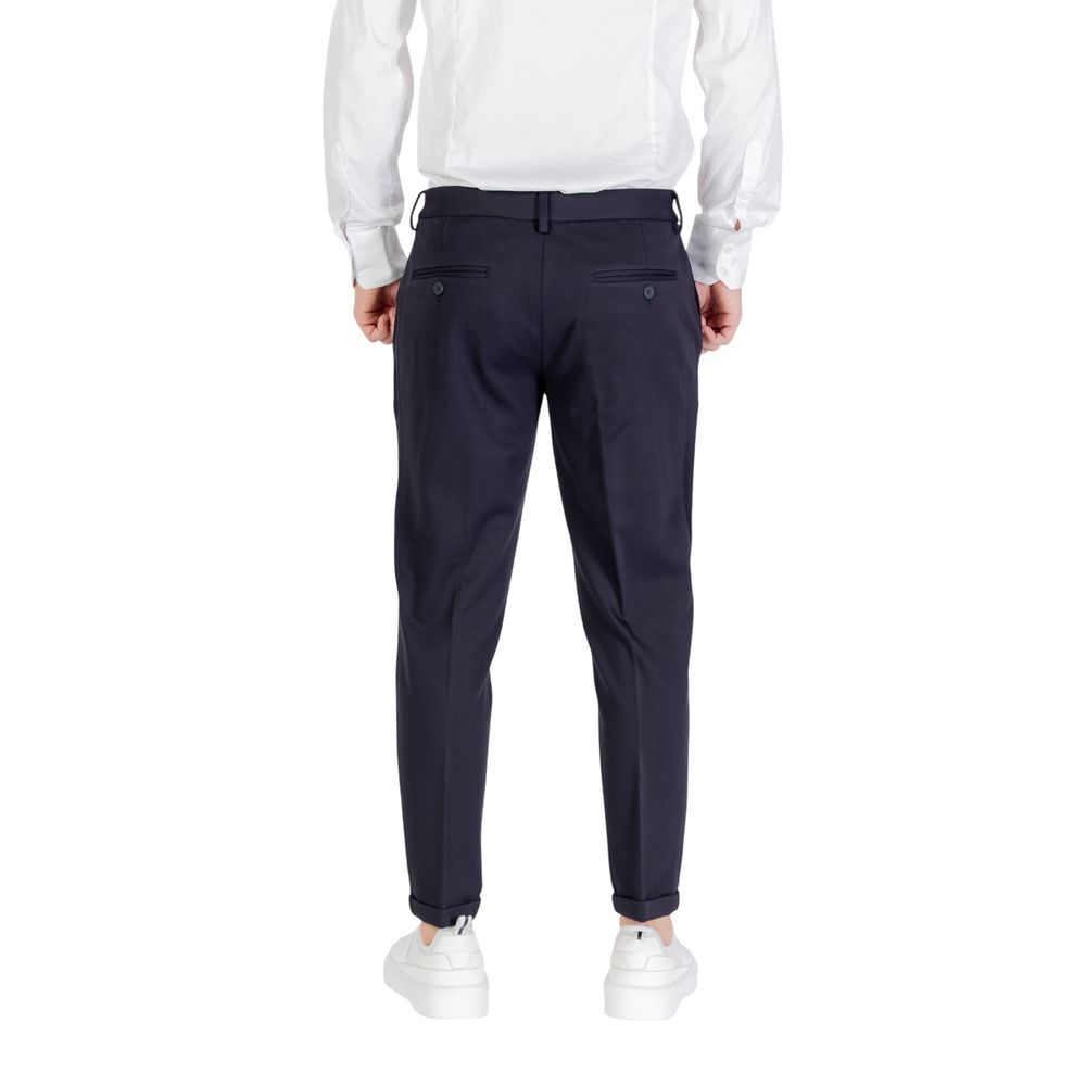 Antony Morato Blue Viscose Dress Pants | Regal Royce
