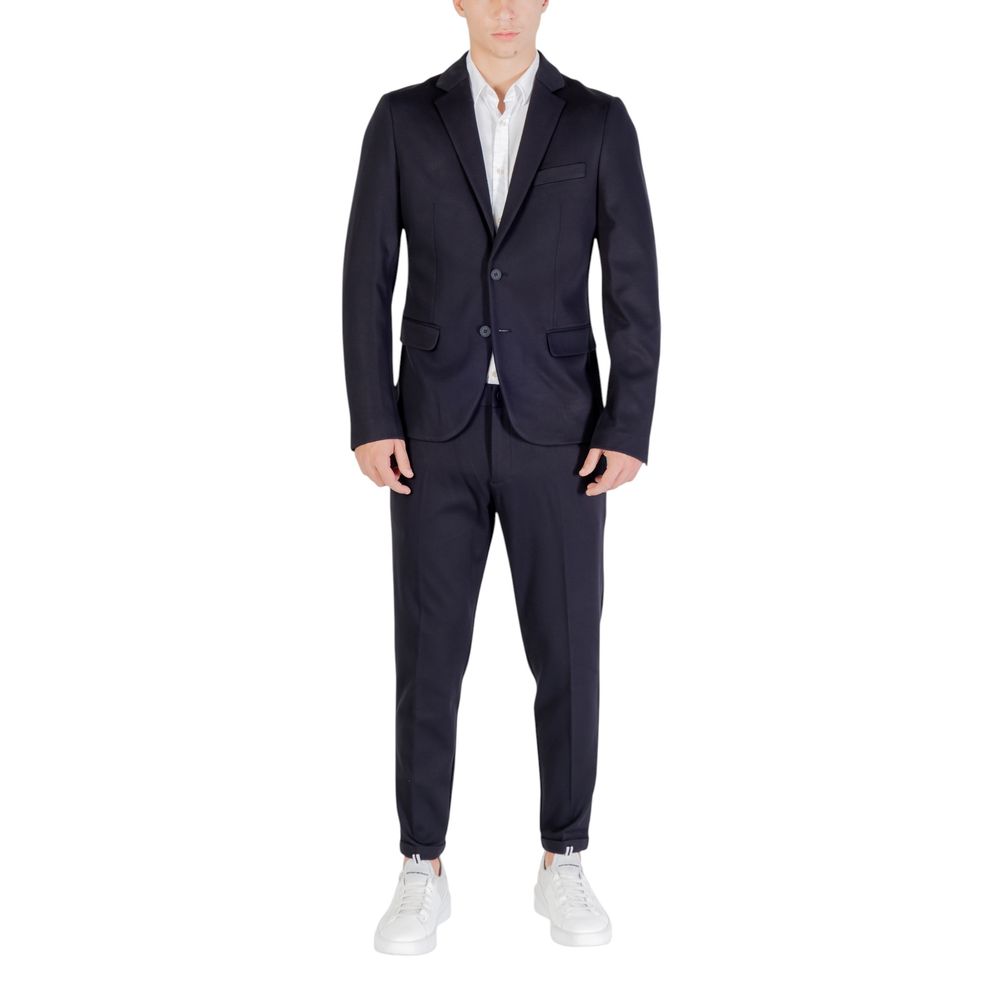 Antony Morato Blue Viscose Dress Pants | Regal Royce