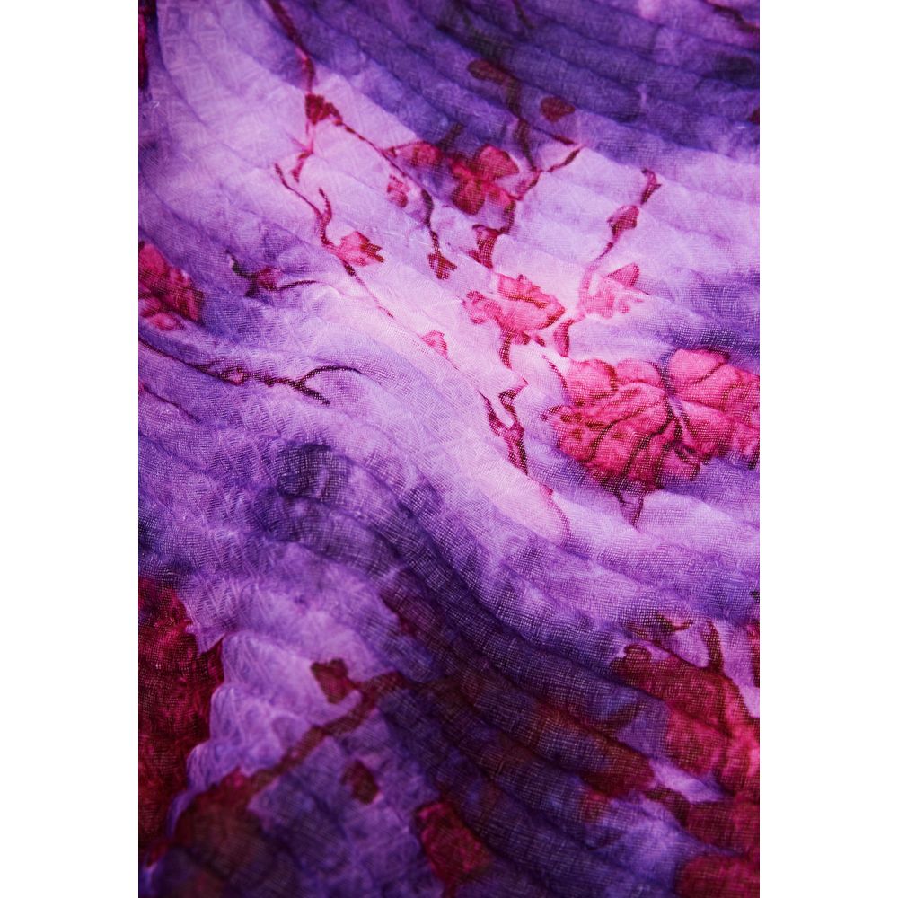 Desigual Purple Polyester Foulard | Regal Royce