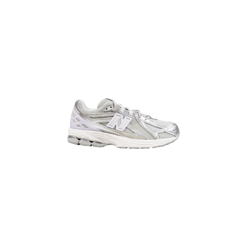 New Balance Silver Synthetic Athletic Sneakers | Regal Royce
