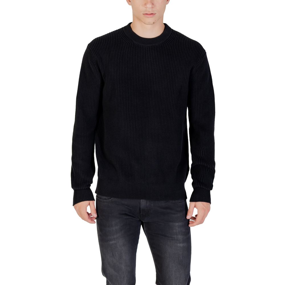 Replay Black Cotton Sweatshirt | Regal Royce