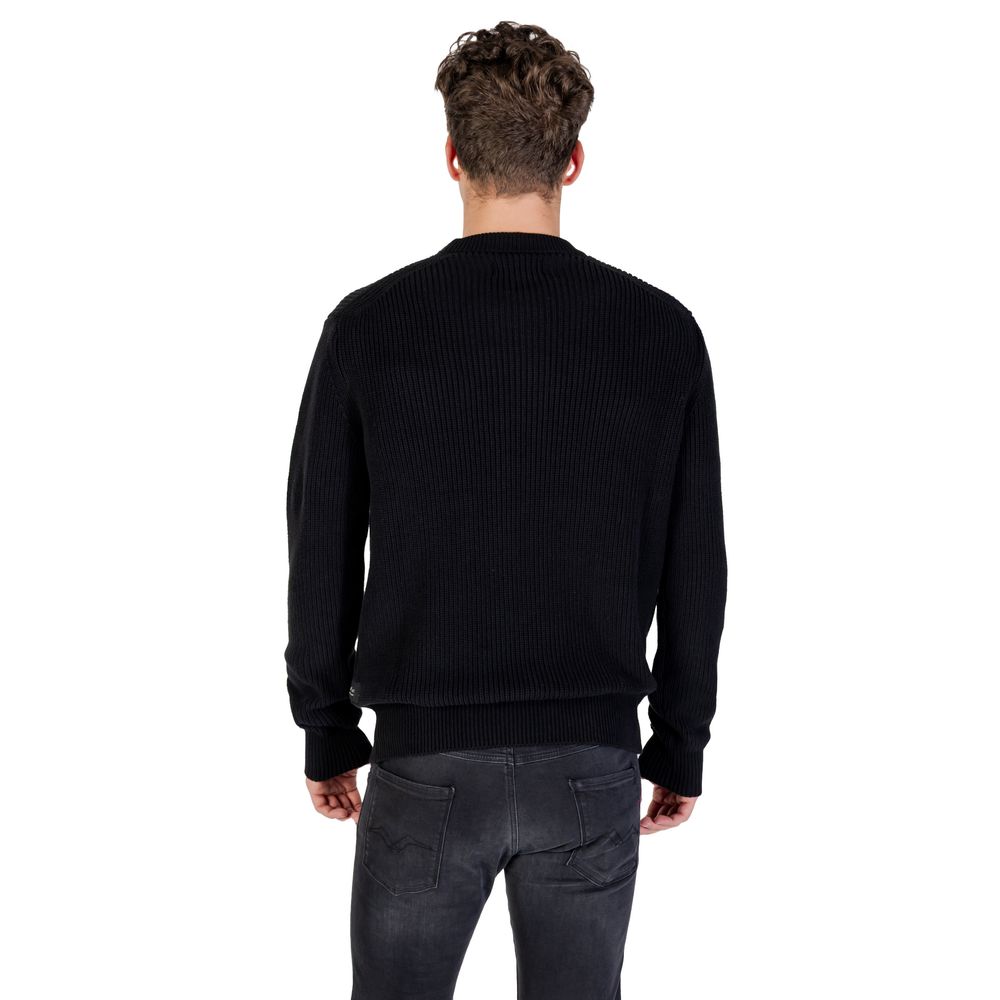 Replay Black Cotton Sweatshirt | Regal Royce