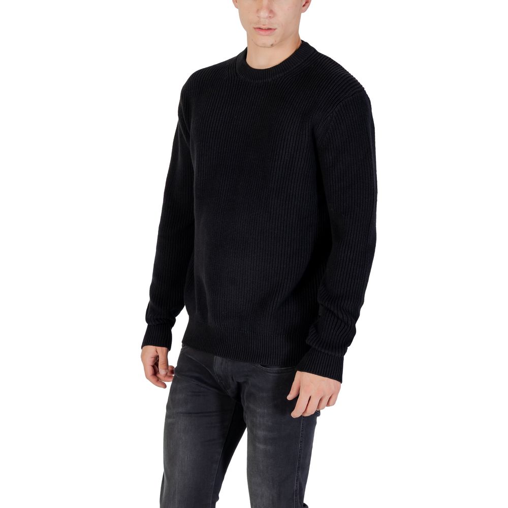Replay Black Cotton Sweatshirt | Regal Royce