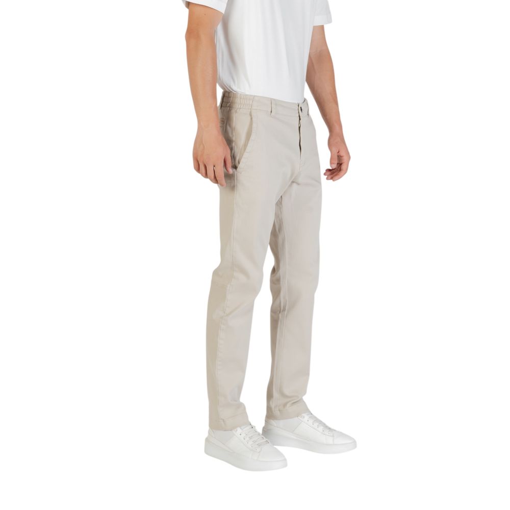 Hugo Boss Beige Polyester Casual Pants | Regal Royce