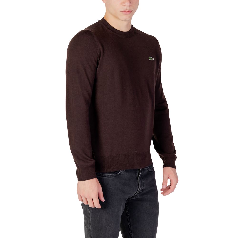 Lacoste Brown Wool Sweatshirt | Regal Royce
