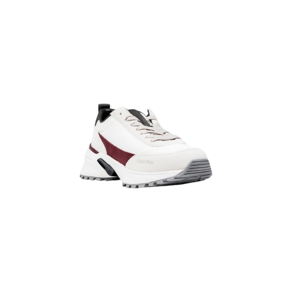 Calvin Klein Cream Suede Leather Chunky Sneakers | Regal Royce