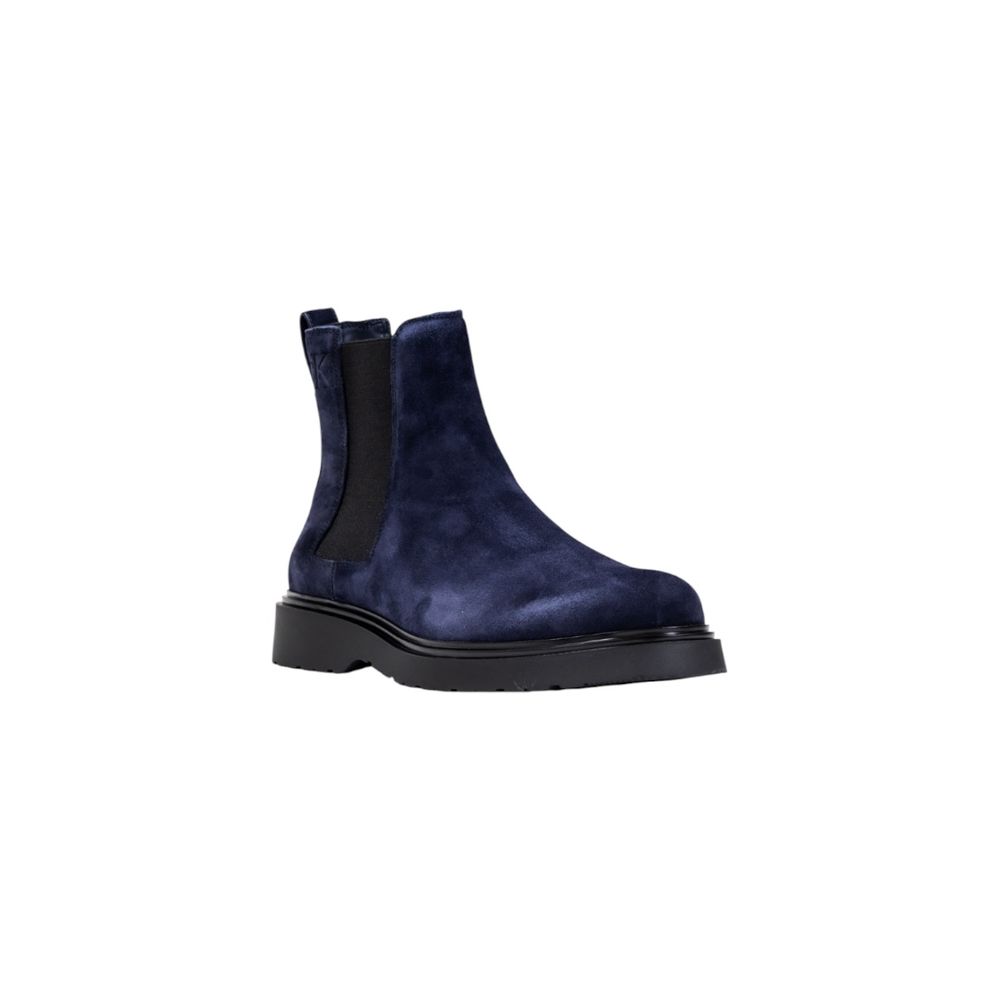 Calvin Klein Jeans Blue Suede Leather Chelsea Boots | Regal Royce