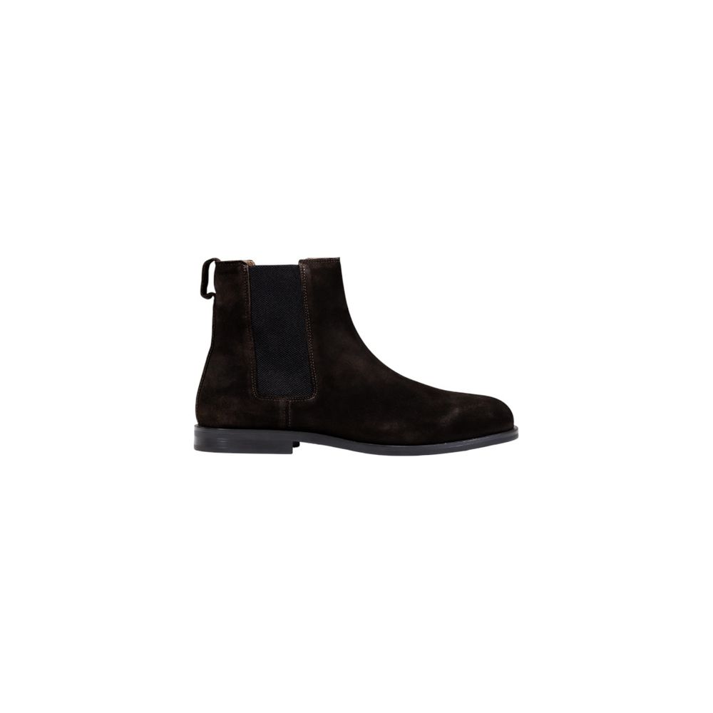 Calvin Klein Brown Suede Leather Chelsea Boots | Regal Royce