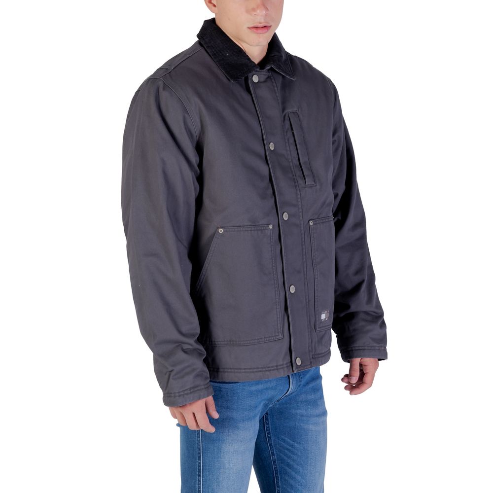 Tommy Hilfiger Jeans Gray Recycled Cotton Denim Jacket | Regal Royce