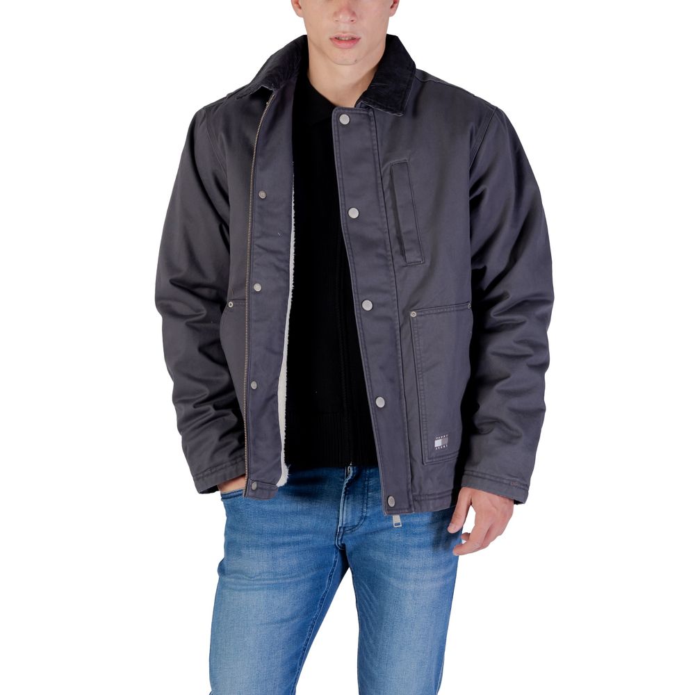 Tommy Hilfiger Jeans Gray Recycled Cotton Denim Jacket | Regal Royce